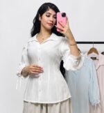 شومیز پرنسسی کمردار